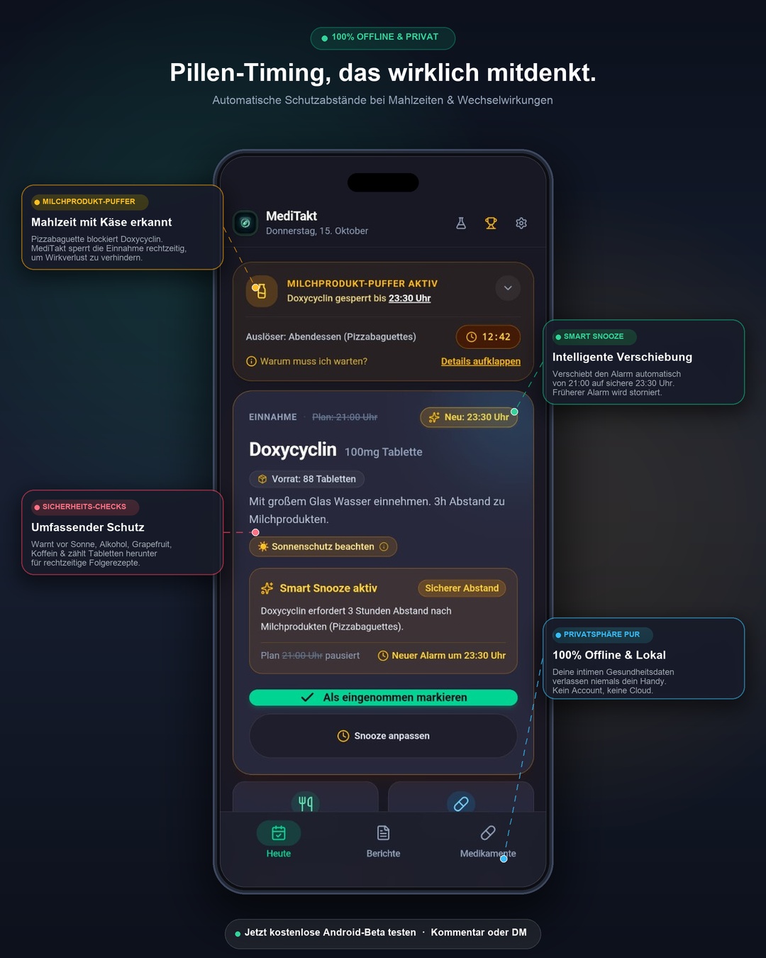 MediTakt UI Showcase